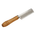 Bitz Mane Comb With Wooden Handle - Jalex Pet Products