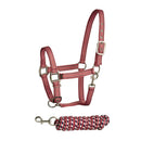 Bitz Stripe Two Tone Headcollar Lead Rope - Jalex Pet Products