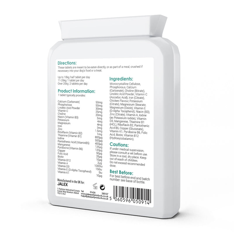 Canine Multi-vitamins - 120 Tablets