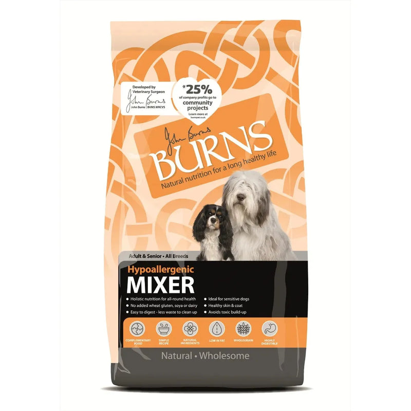 Burns Adult & Senior Hypoallergenic Mixer 2kg