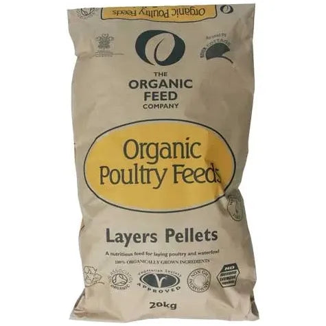 Allen & Page Organic Poultry Layers Pellets + Omega 3 20kg