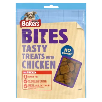 Bakers Dog Treat Chicken Bites 130G