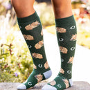  Bartleby Funky Welly Socks Ladies Horse Head - Size 4 - 8