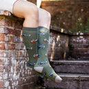  Bartleby Funky Welly Socks Mens Retro Tractor - Size 6 - 11