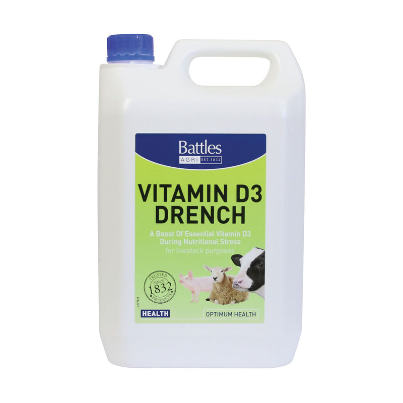 Battles Vitamin D3 Drench - 5 litre