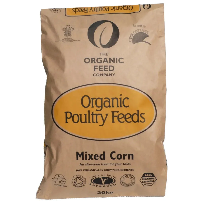 Allen & Page Organic Poultry Organic Mixed Corn 20kg - Jalex Pet Products 