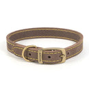 Ancol Timberwolf Leather Collar Sable - Jalex Pet Products  Ancol Timberwolf Leather Collar Sable