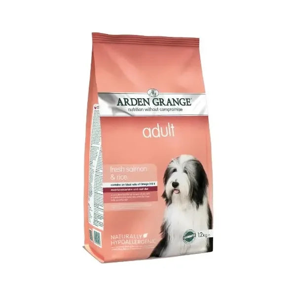 Arden Grange Adult Fresh Salmon & Rice 12kg - Jalex Pet Products 