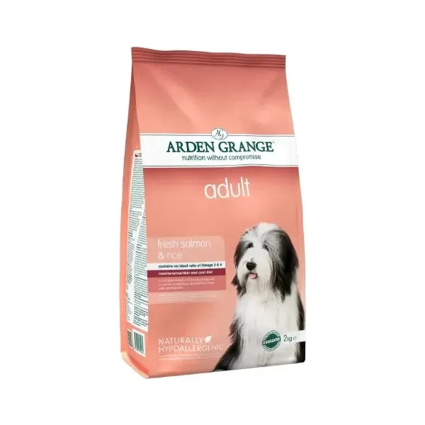 Arden Grange Adult Fresh Salmon & Rice 12kg - Jalex Pet Products 