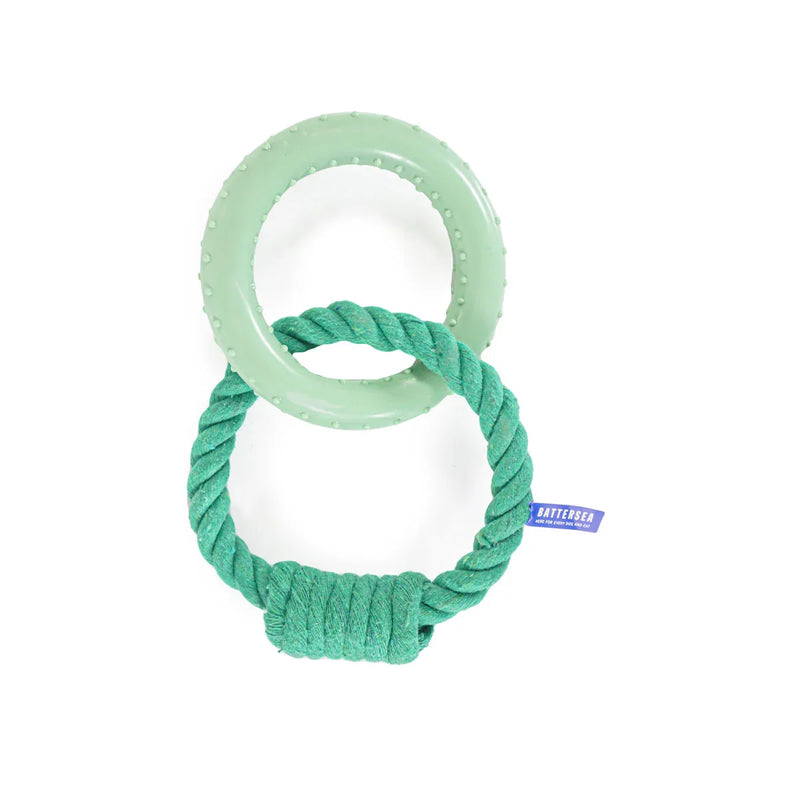 Battersea Rope and TPR Ring - Jalex Pet Products 