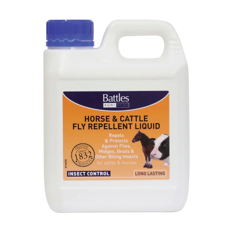 Battles Horse & Cattle Fly Repellent Liquid - Jalex Pet Products 