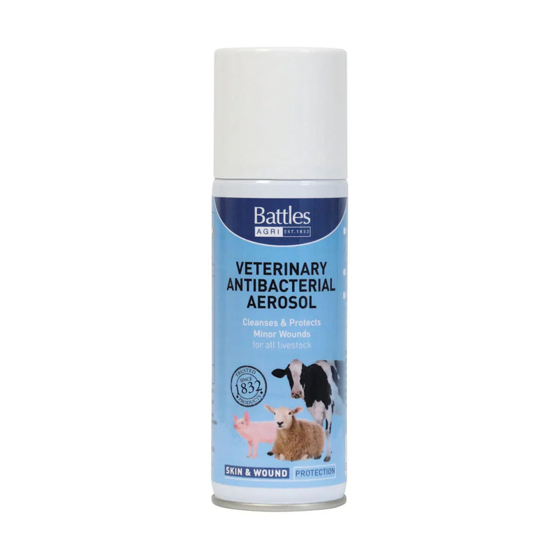 Battles Veterinary Antibacterial Aerosol - 150g - Jalex Pet Products 
