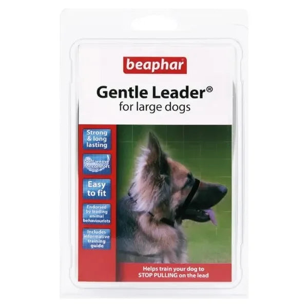 Beaphar Gentle Leader Large Black - Jalex Pet Products 