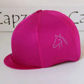 Capz Diamondz Cap Cover Lycra - Horse Head Logo - Jalex Pet Products  Capz Diamondz Cap Cover Lycra - Horse Head Logo