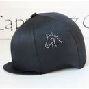 Capz Diamondz Cap Cover Lycra - Horse Head Logo - Jalex Pet Products  Capz Diamondz Cap Cover Lycra - Horse Head Logo