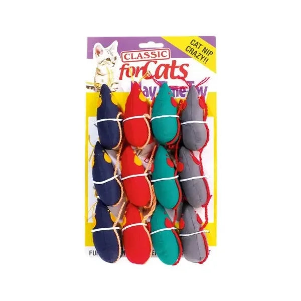 Classic Catnip Mouse 90mm - Jalex Pet Products 