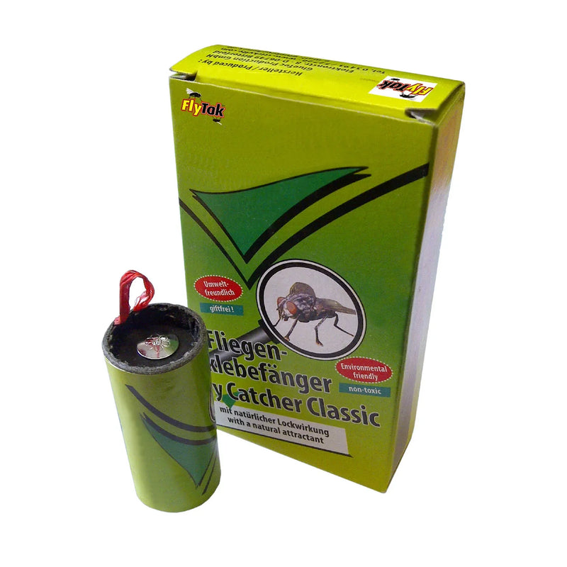 FlyTak Sticky Classic Mini Fly-Catcher - 4 Pack - Jalex Pet Products 