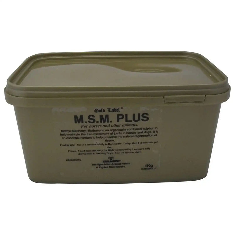 Masm Label Gold Label M.S.M. Plus