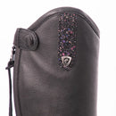 Hy Equestrian Agerola Children's Riding Boot - Black/Rainbow Glitter - Jalex Pet Products 