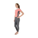 hyfashion cottesmore ladies breeches -coral/grey - Jalex Pet Products  hyfashion cottesmore ladies breeches -coral/grey