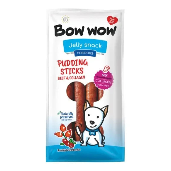 Pudding Sticks Beef (Red) - Jalex Pet Products 