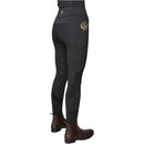 Supreme Products Active Show Rider Leggings - Black/Gold - X Small - Jalex Pet Products  Supreme Products Active Show Rider Leggings - Black/Gold - X Small