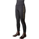 Supreme Products Active Show Rider Leggings - Black/Gold - X Small - Jalex Pet Products  Supreme Products Active Show Rider Leggings - Black/Gold - X Small