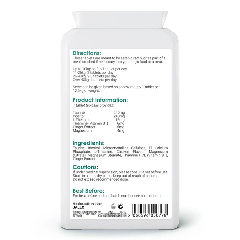 Vitalise Canine Calmers - Jalex Pet Products 