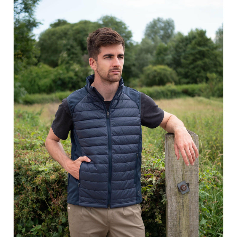 Mark Todd Unisex Quilted Gilet - Navy