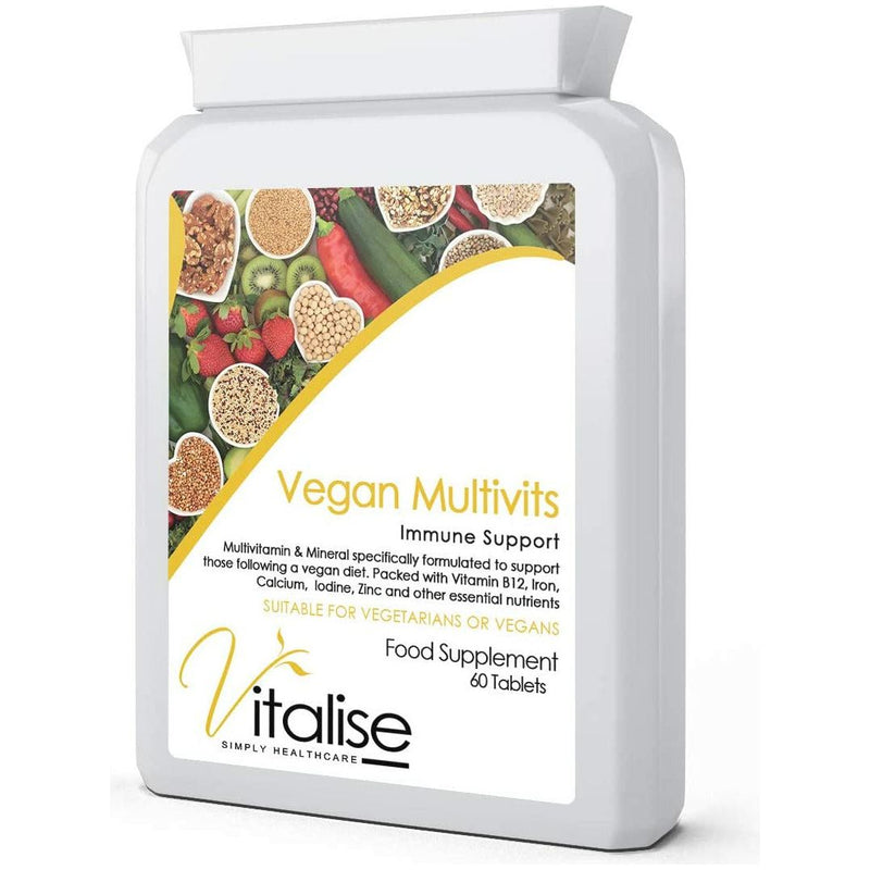 Vegan Multivitamin & Mineral Supplement, Immune Support 