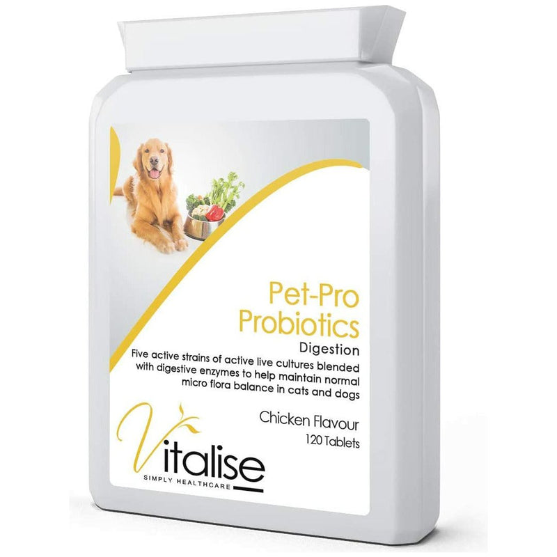 Vitalise Pet Probiotics Digestive Support Supplement - Chicken Flavour