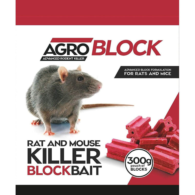 Rat & Mouse Agro Block Poison Bait