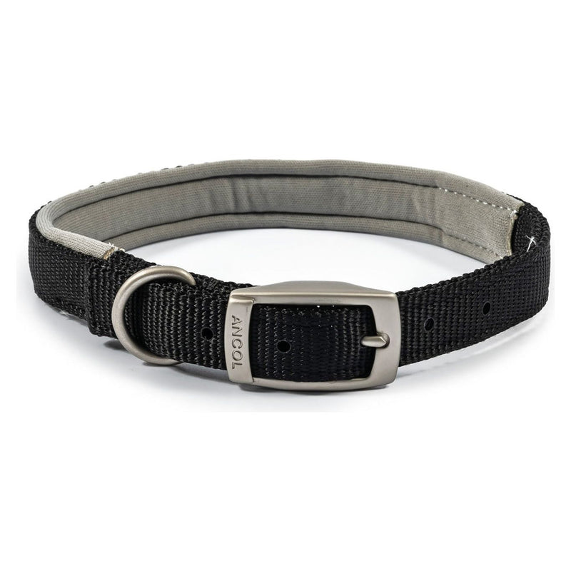 ancol-viva-padded-buckle-collar-black