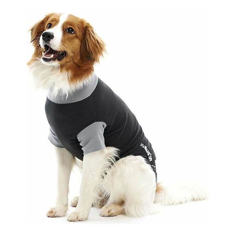 Buster Body Suit For Dogs Black/Grey