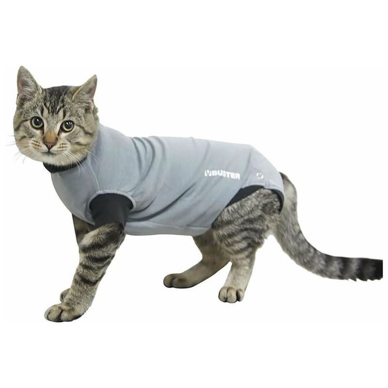 Buster Body Suit For Cats Black/Grey
