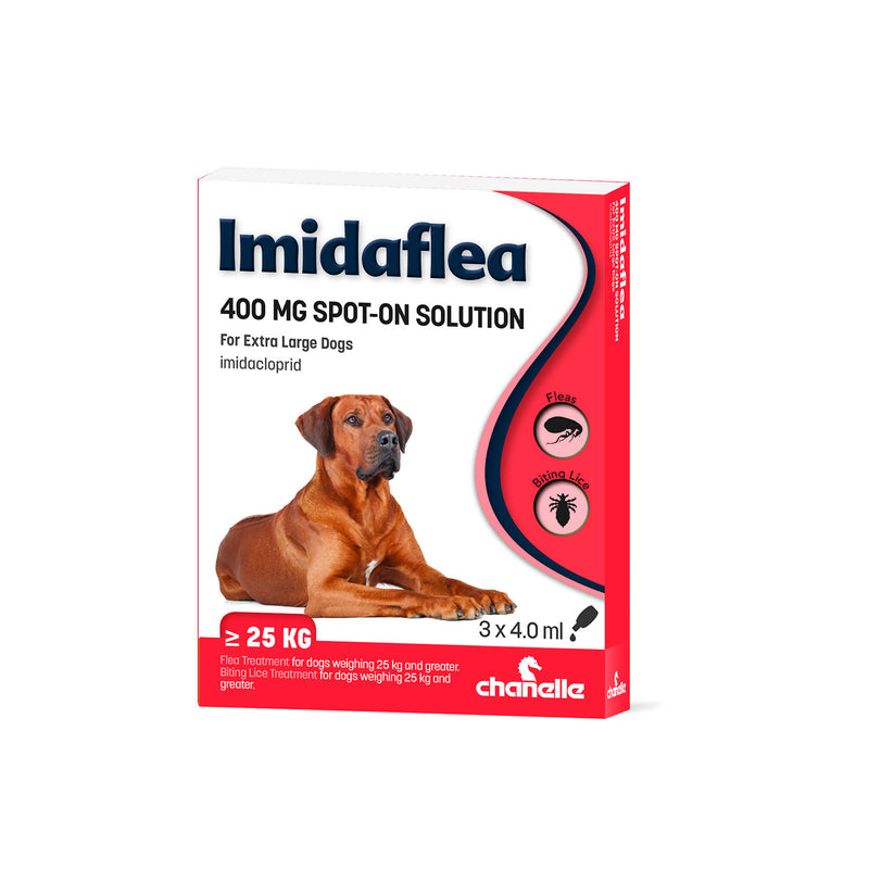 Chanelle Imidaflea 400mg Spot-On for Extra Large Dogs over 25kg