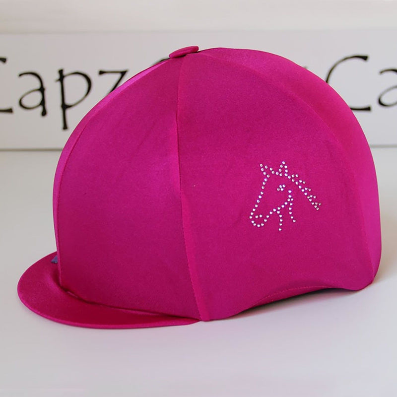 Capz Diamondz Cap Cover Lycra - Horse Head Logo