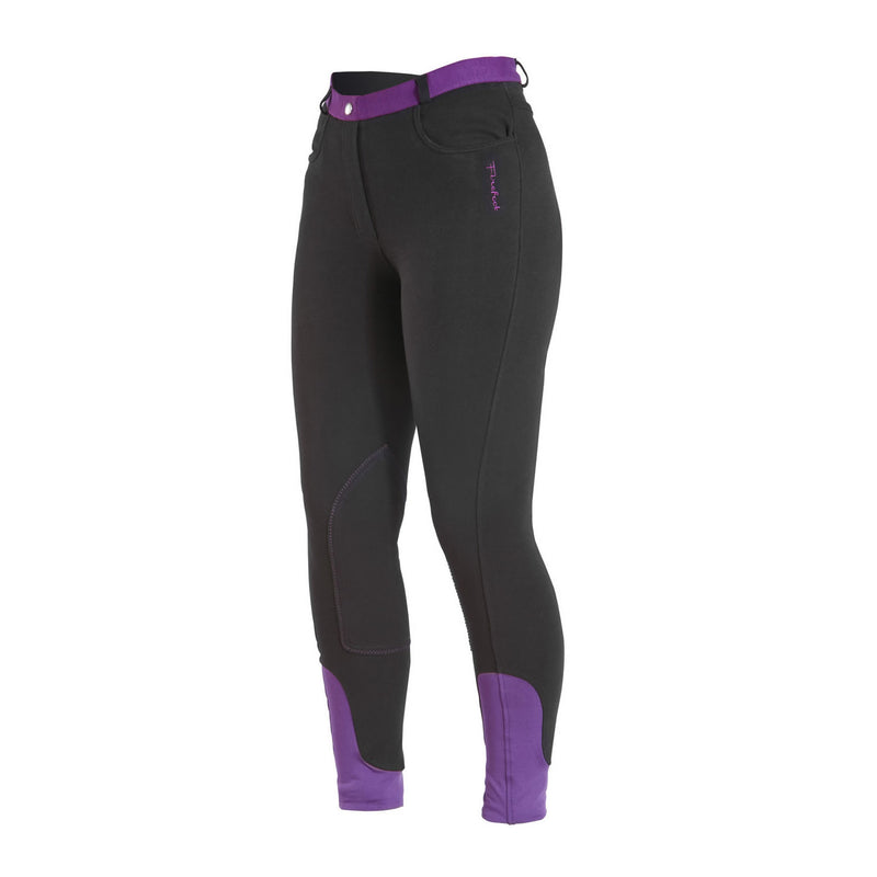 Firefoot Farsley Breeches Ladies - Black/Plum