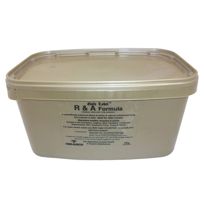 Gold Label R & A Rormula Muscle and joint horse supplement