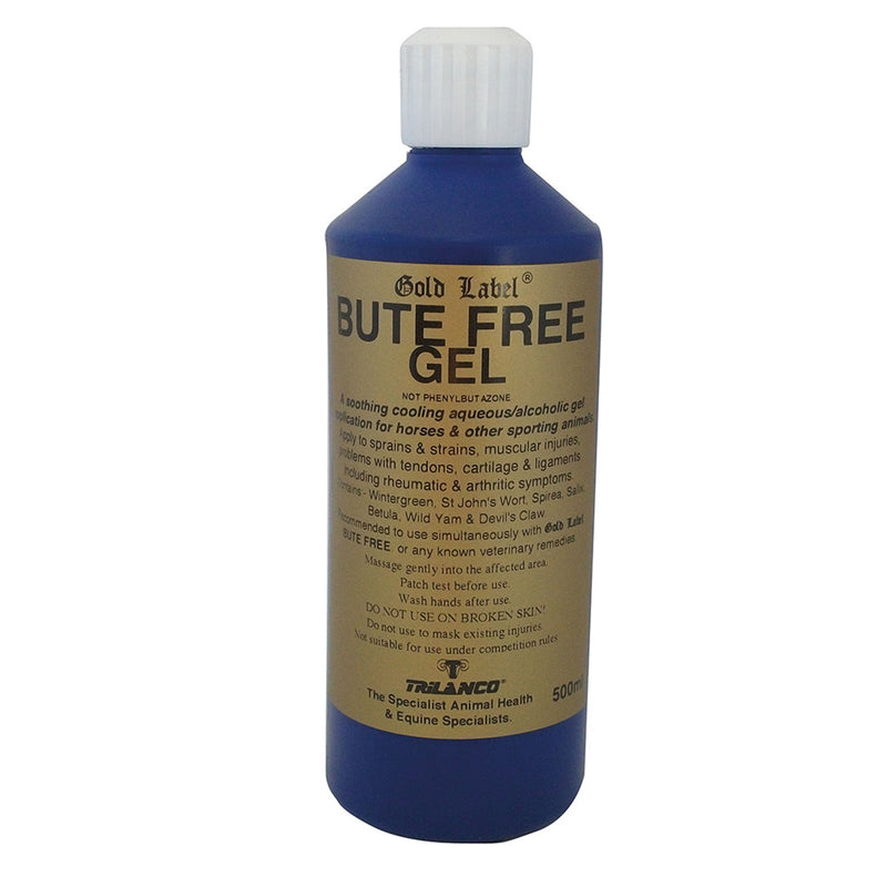 Bute free gel horse muscle lotion