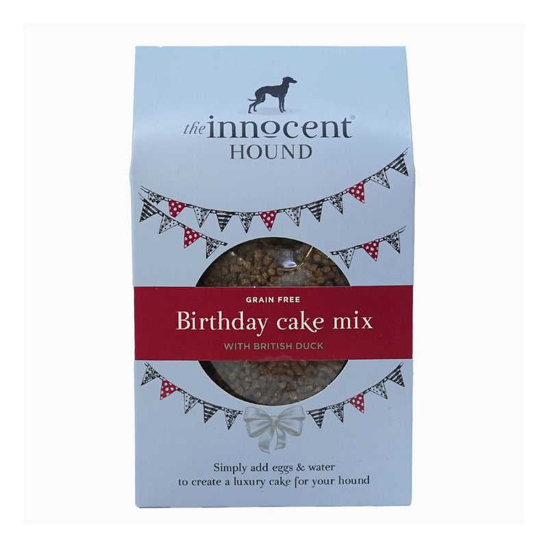 The Innocent Hound Birthday Cake Mix with British Duck - 255 Gm