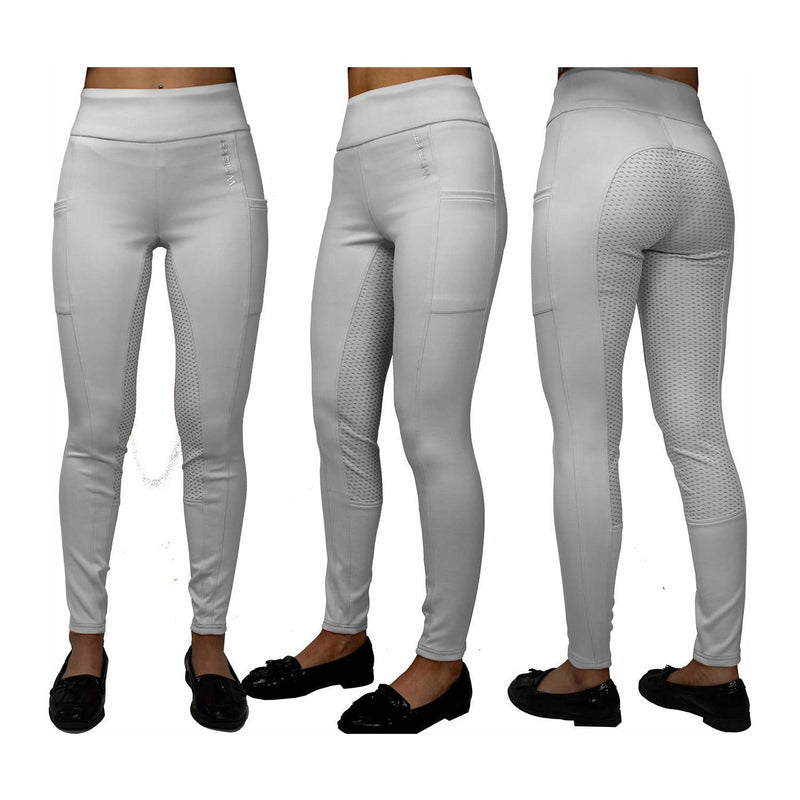 Whitaker Crossland Riding Tights - Silver