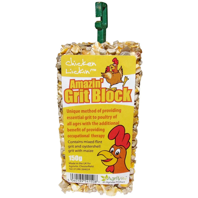 Agrivite Chicken Lickin Amazin Grit Block - Jalex Pet Products 