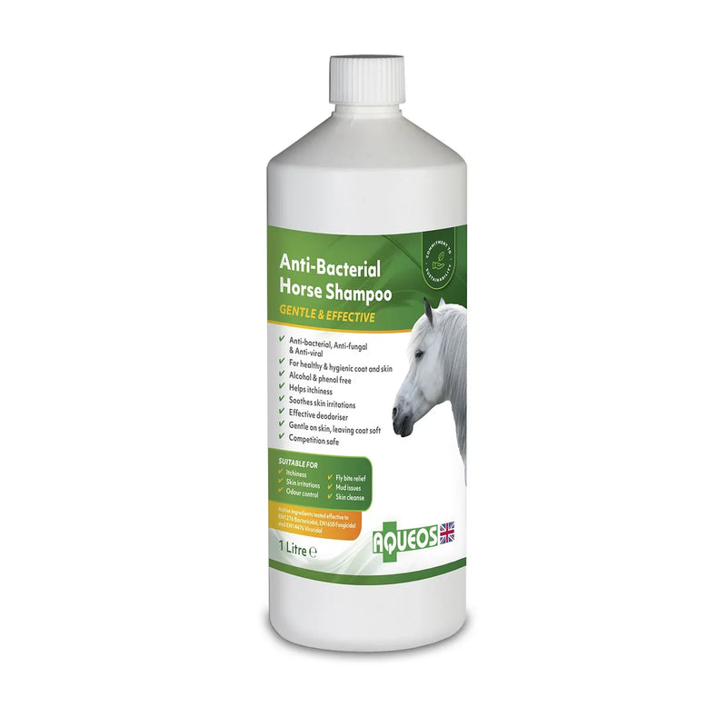 Aqueos Anti-Bacterial Horse Shampoo - Jalex Pet Products 