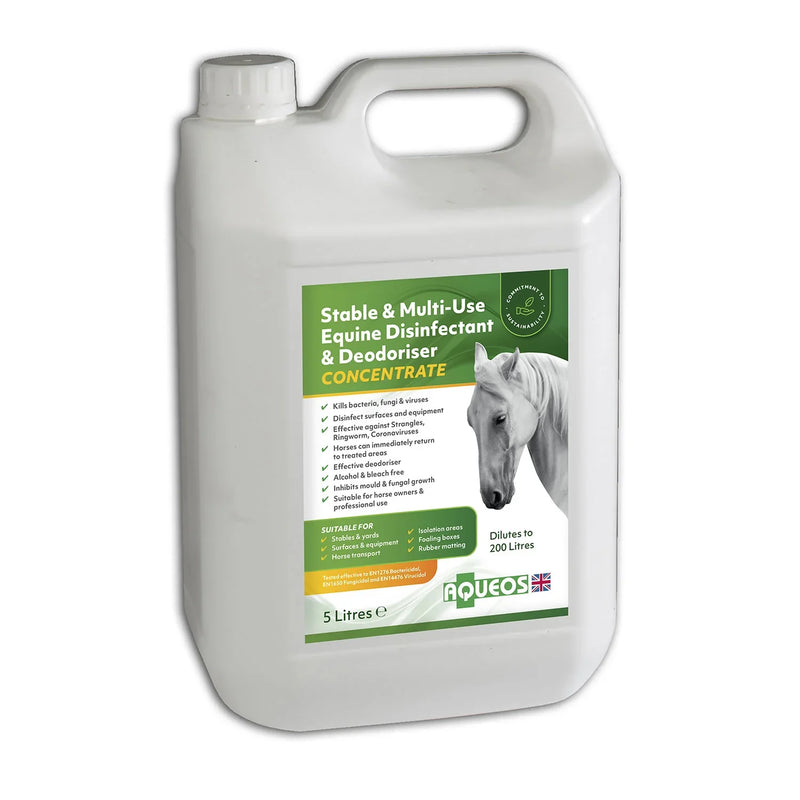 Aqueos Stable & Multi-Use Equine Disinfectant & Deodoriser - Jalex Pet Products 