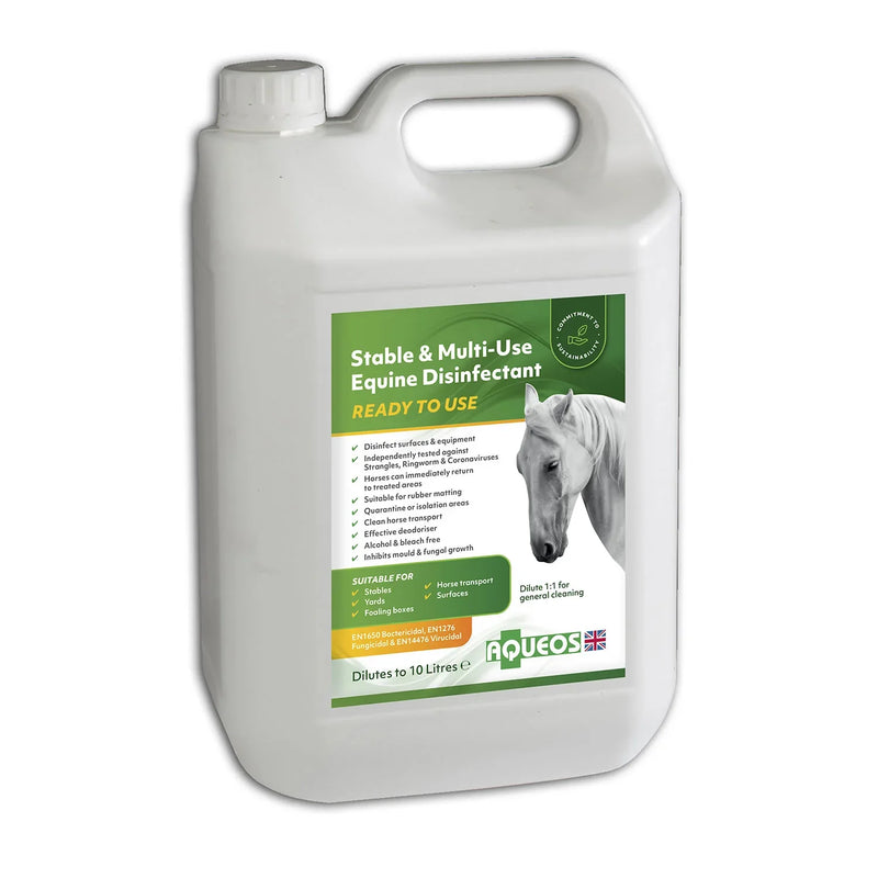 Aqueos Stable & Multi-Use Equine Disinfectant Rtu - Jalex Pet Products 