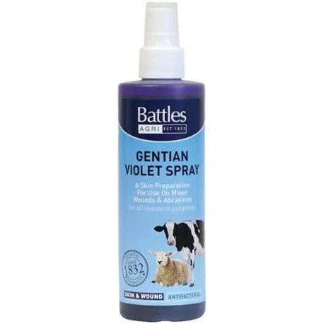 Battles Gentian Violet Spray - Jalex Pet Products 