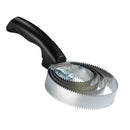 Bitz Metal Circular Curry Comb With Handle - Jalex Pet Products 