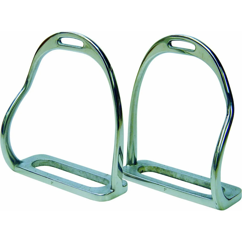Bitz Stirrups Bent Leg Saftey - Stainless Steel - Jalex Pet Products 