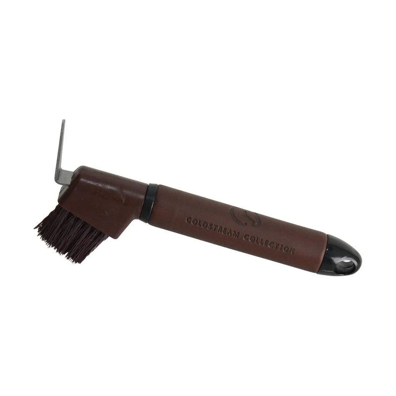 Coldstream Faux Leather Hoof Pick - 19cm - Jalex Pet Products 